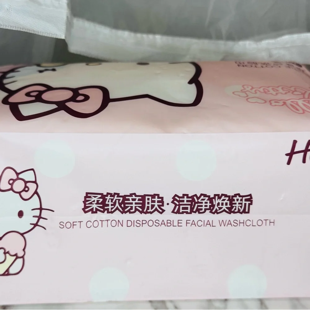 Sanrio Hello Kitty 100% Cotton Disposable Face Towel